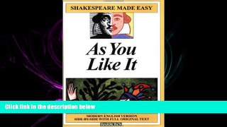 READ book  As You Like It (Shakespeare Made Easy)  FREE BOOOK ONLINE