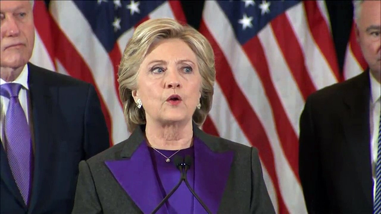 Hillary Clinton says we owe Donald Trump 'an open mind'