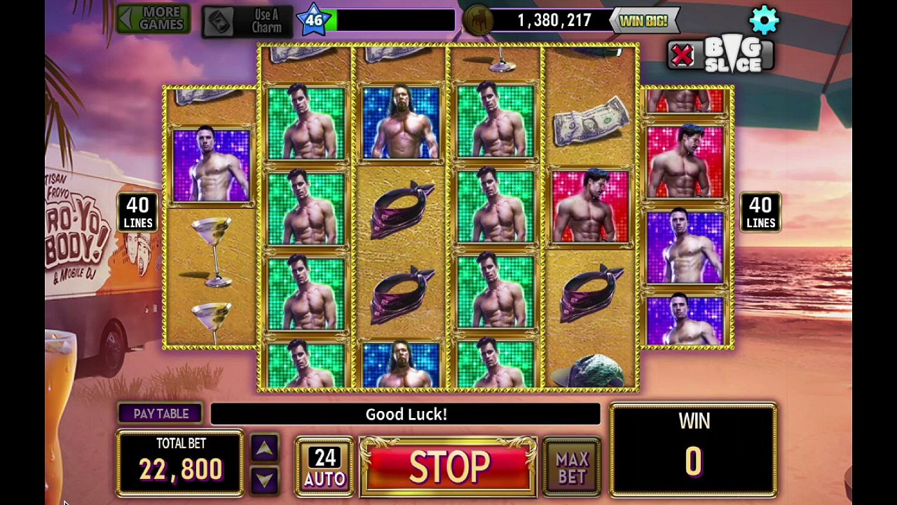 25 SPINS OF Magic Mike XXL (SUPER BIG MIKE WIN)