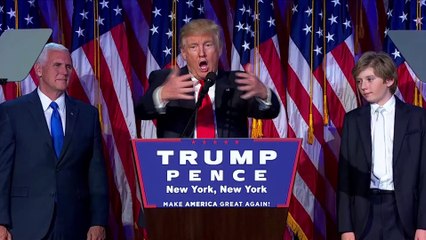 Barron Trump was all of us trying to stay awake on election night