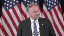 Kaine on Clinton: 'She has made history.'