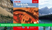 Big Deals  Berlitz Turkish in 60 Minutes (Berlitz in 60 Minutes)  Best Seller Books Best Seller