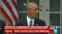 Barack Obama s'exprime aprés la victoire de Donald Trump