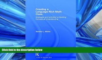 READ book  Creating a Language-Rich Math Class: Strategies and Activities for Building Conceptual