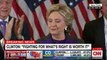 Hillary Clinton s'exprime pour la première fois depuis sa défaite