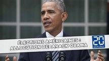 Élections américaines : Allocution de Barack Obama
