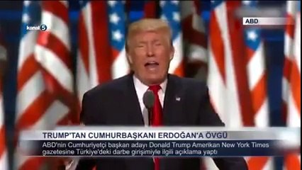 Trump'tan Erdoğan'a Şaşırtan Övgüler