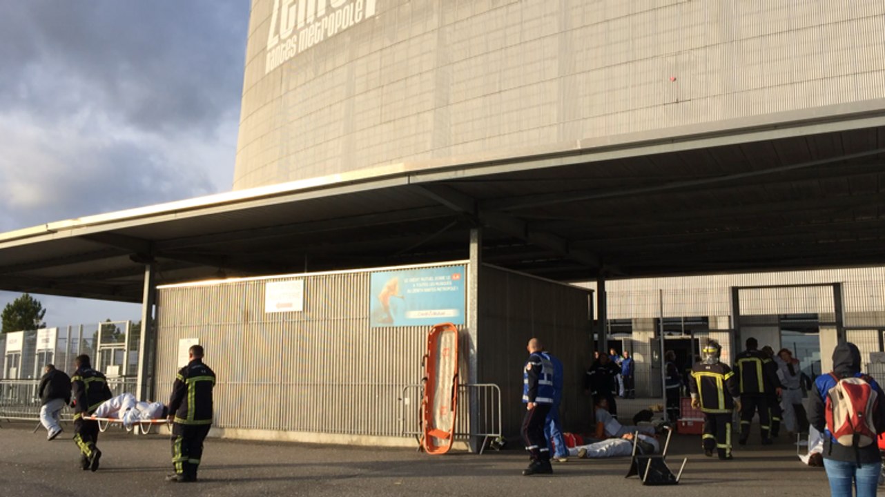 Exercice attentat zénith de Nantes