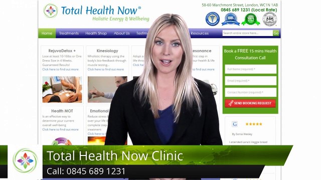 Total Health Now Clinic London Excellent 5 Star Review by Sonia W.