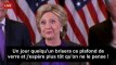 Hillary Clinton s'adresse aux femmes pour son premier discours après sa défaite
