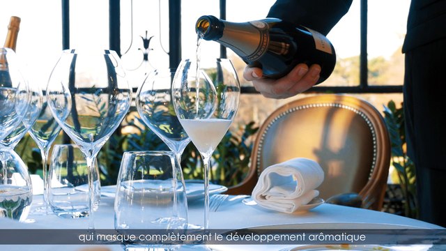 Les verres Lehmann Glass laissent le temps aux arômes du champagne de se libérer