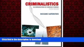 Read book  Criminalistics: An Introduction to Forensic Science (College Edition) (9th Edition)