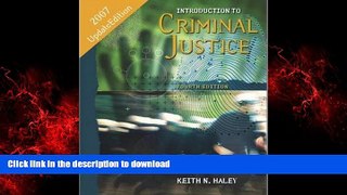 Buy books  Introduction to Criminal Justice: Updated Edition online