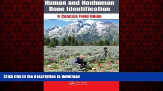 Buy book  Human and Nonhuman Bone Identification: A Concise Field Guide online