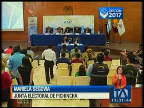Se realizó el sorteo de miembros de Juntas Receptoras del Voto