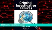 Read book  Criminal Investigative Failures online to buy
