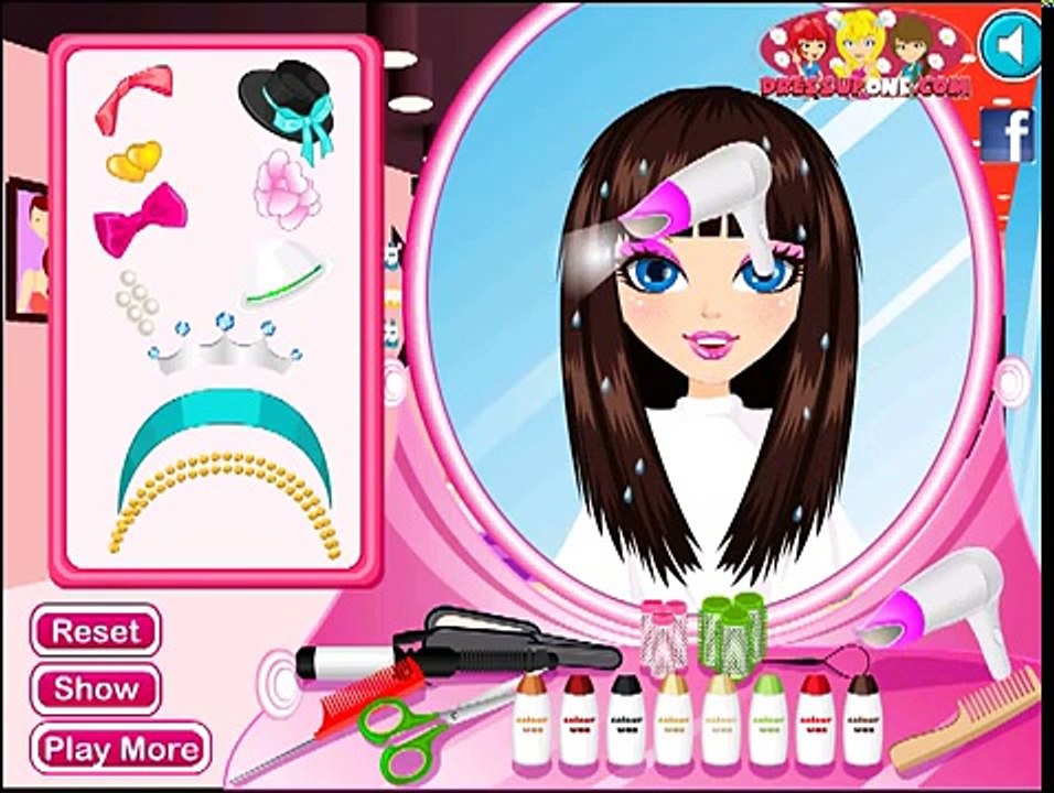 Lovely Hair Style Salon Games-Hair Games-Girl Games