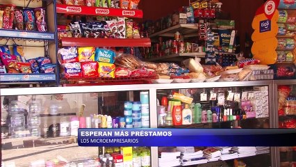 Microempresarios esperan mas prestamos