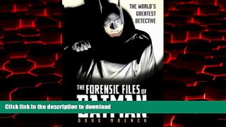 liberty book  Forensic Files of Batman online to buy