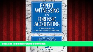 Best book  Expert Witnessing in Forensic Accounting: A Handbook for Lawyers and Accountants online