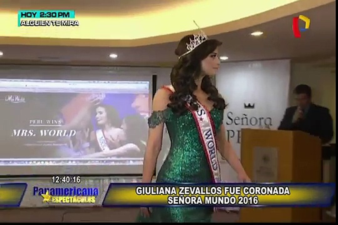 Giuliana Zevallos: “Quiero que los peruanos se sientan orgullosos de mí”