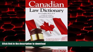 Best books  Canadian Law Dictionary online