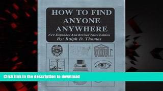 Read book  How to Find Anyone Anywhere online for ipad