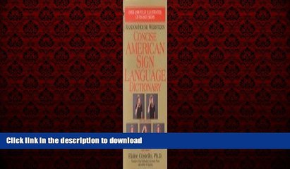 Télécharger la video: Best book  Random House Webster s Concise American Sign Language Dictionary online