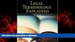 Buy book  Legal Terminology Explained (Mcgraw-Hill Business Careers Paralegal Titles) online for