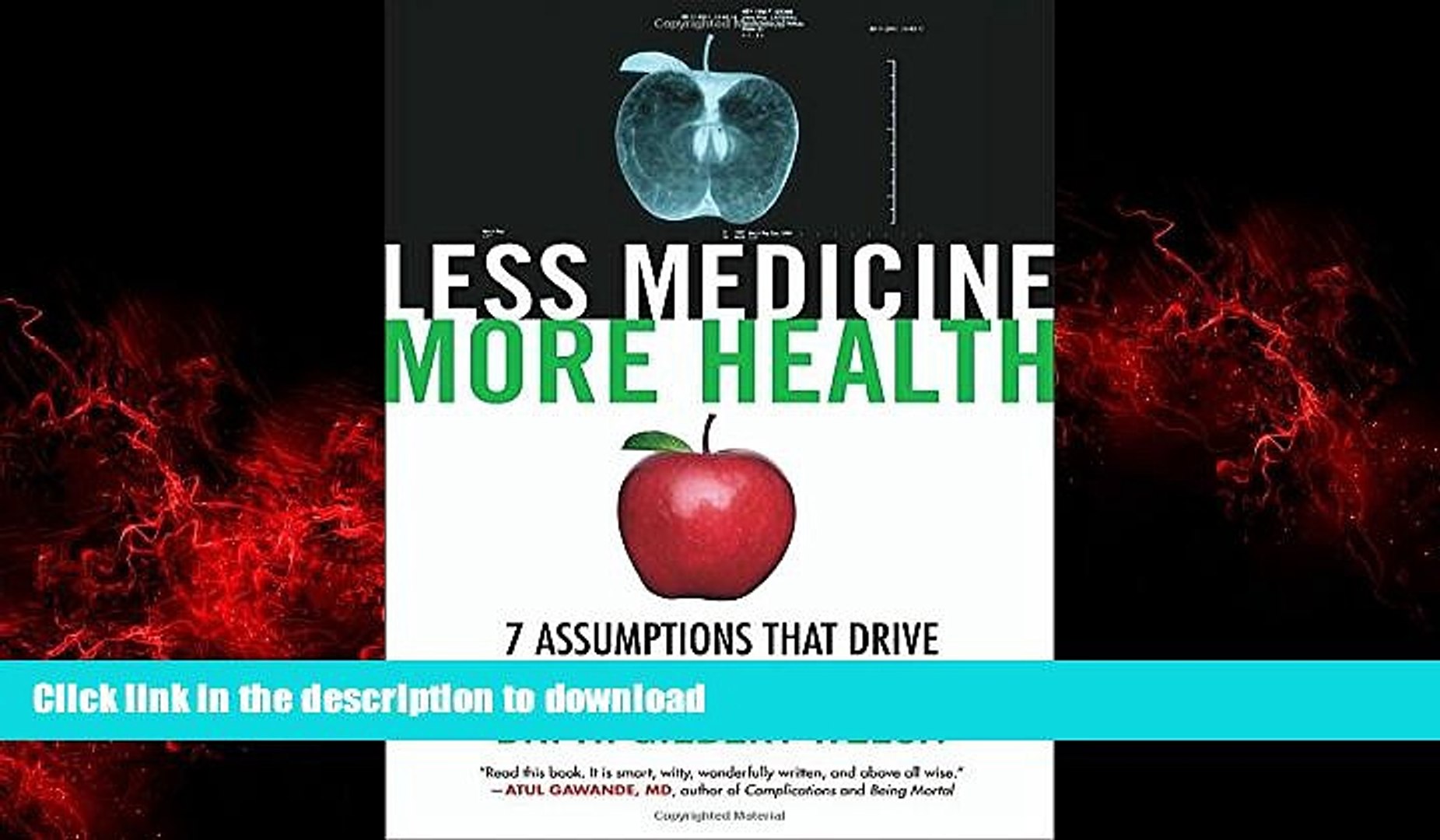 Read books  Less Medicine, More Health