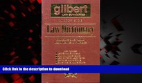 Best book  Gilbert s Pocket Size Law Dictionary--Brown: Newly Expanded 2nd Edition! online for ipad