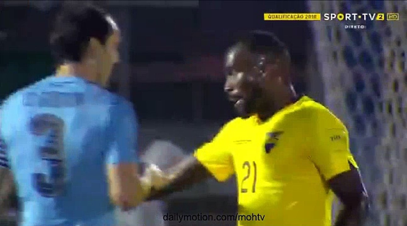Sebastian Coates Goal - Uruguay 1-0 Ecuador 10.11.2016ᴴᴰ