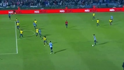 Diego Rolan Goal - Uruguay vs Ecuador  2-1  11-11-2016 (HD)