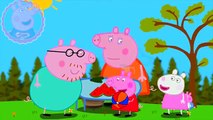 Peppa Pig Outdoor Adventures With Peppa Family! Dinosaur Eats George Crying And Suzy on a Picnic!