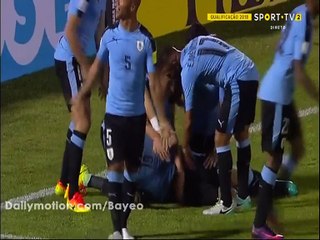 Sebastian Coates Goal HD - Uruguay 1-0 Ecuador - 11-11-2016