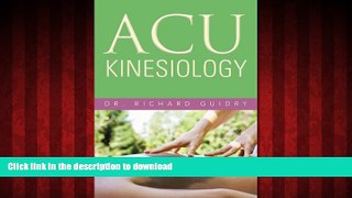 Read books  Acu Kinesiology online