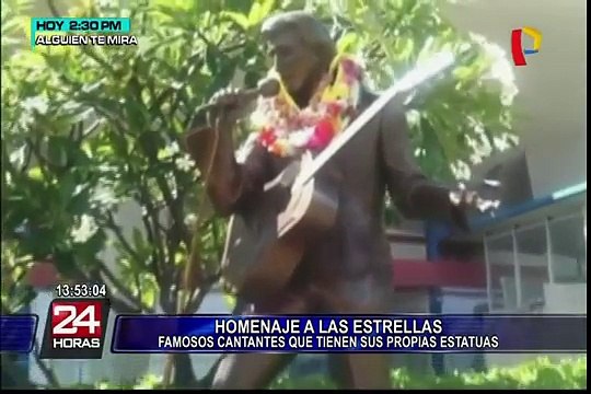 Famosos cantantes tienen sus propias estatuas