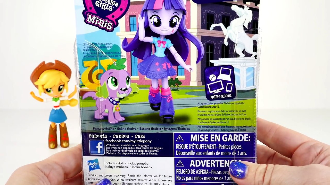MY LITTLE PONY Equestria Girls Minis Dolls _ Fun MLP Doll Review Video _ Unboxing Toys