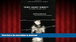 Read book  Crimes Against Humanity: The Struggle for Global Justice, Revised and Updated Edition