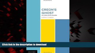 Read book  Creon s Ghost Law Justice and the Humanities online for ipad