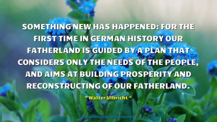 Walter Ulbricht Quotes