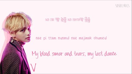 BTS Blood Sweat and Tears Lyrics