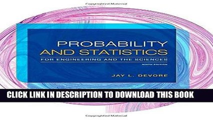 [DOWNLOAD] PDF Probability and Statistics for Engineering and the Sciences Collection BEST SELLER