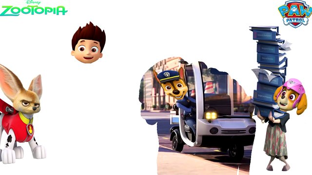 PAW PATROL Ryder Chase Skye as ZOOTOPIA Judy Hopps Nick & Finnick│Funny Painting for Kids #Animation