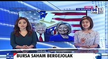 Bursa Saham Bergejolak Atas Menangnya Trump