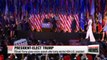 Donald Trump gives victory speech at New York HQ, election comes to a close