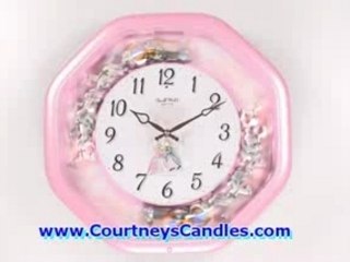 Bedtime Pink Children's Clock by Rhythm Clocks