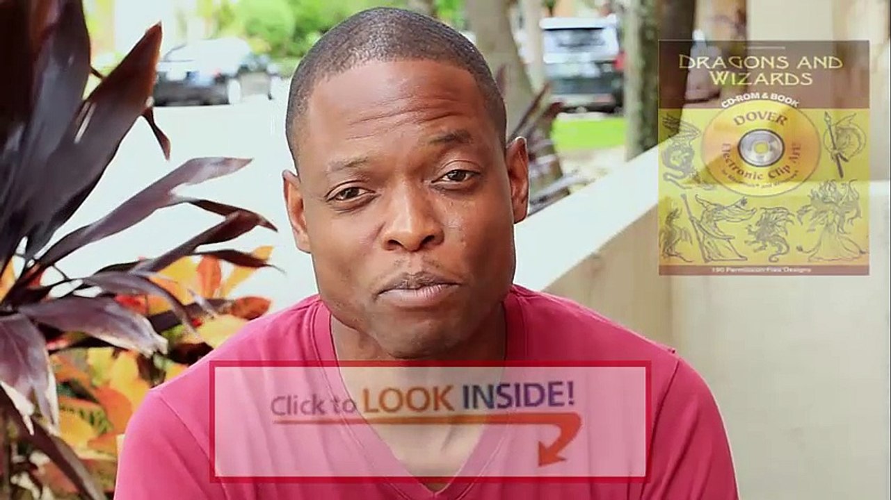 Dragons and Wizards CD-ROM and Book (Dover Electronic Clip A