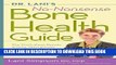 Ebook Dr. Lani s No-Nonsense Bone Health Guide: The Truth About Density Testing, Osteoporosis