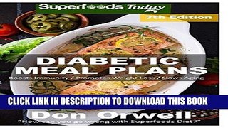 Ebook Diabetic Meal Plans: Diabetes Type-2 Quick   Easy Gluten Free Low Cholesterol Whole Foods